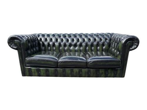 Vintage antique green leather - vintage,
