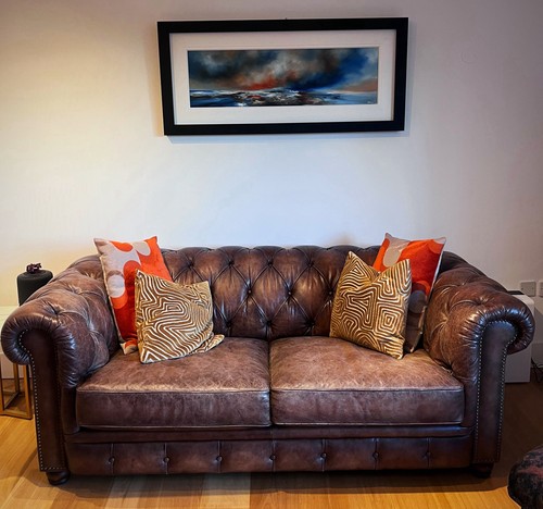 Chesterfield leather sofa - chesterfield,